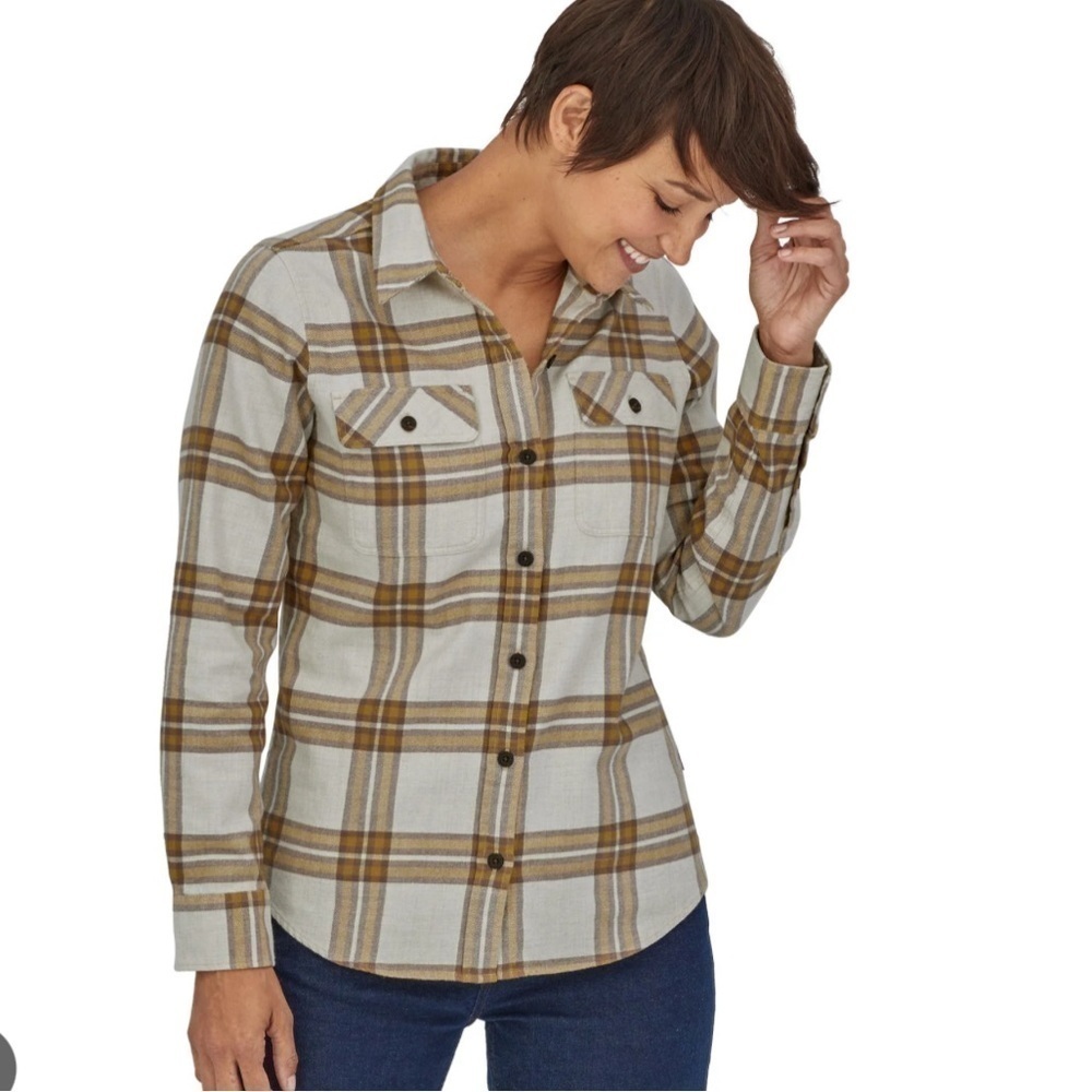 Patagonia Fjord Plaid Flannel Shirt